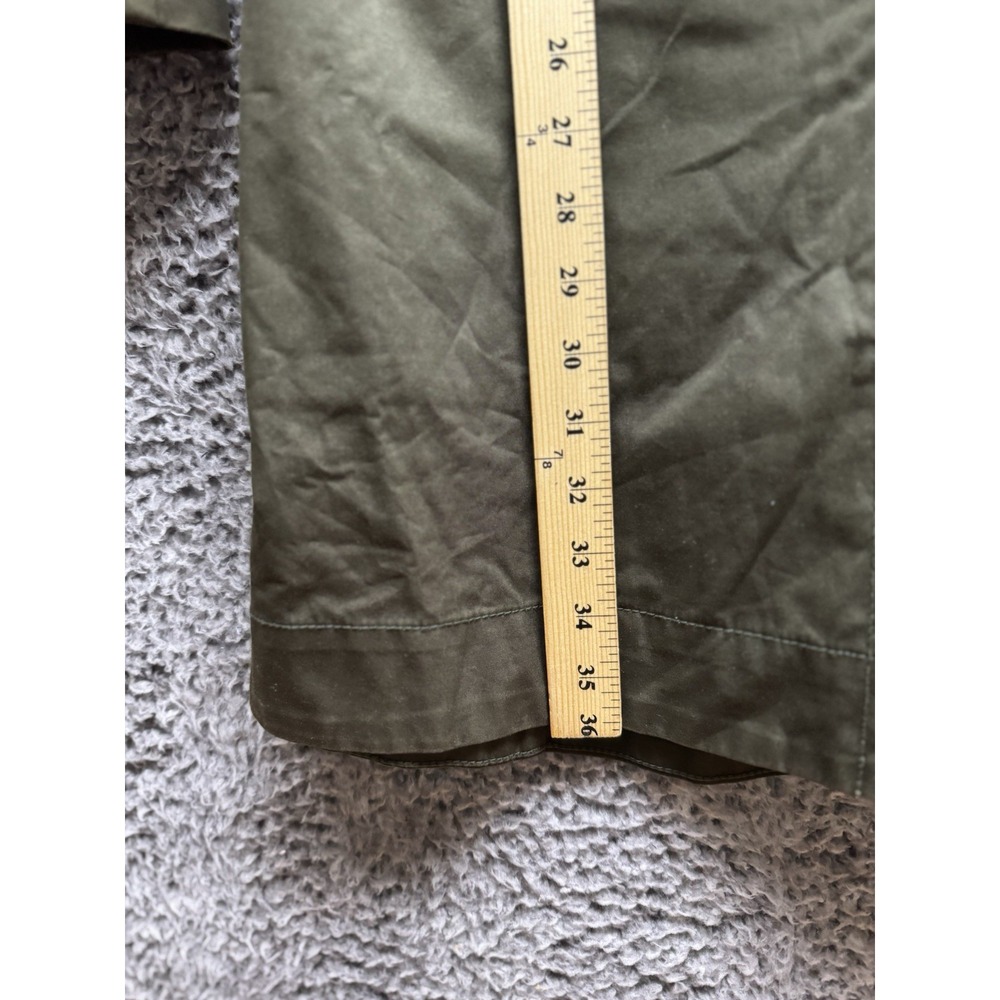 Vintage Miss Sixty Y2K Military Style Long Coat in Olive Green Size‎ Small - Picture 7 of 9